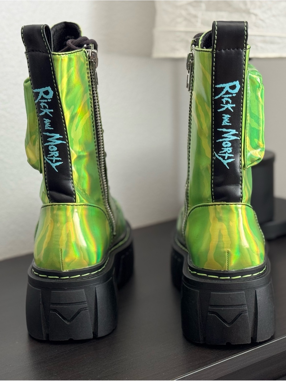 Dolls Kill × Rick & Morty Trippy Print Platform Combat
Boots - Picture 5 of 10